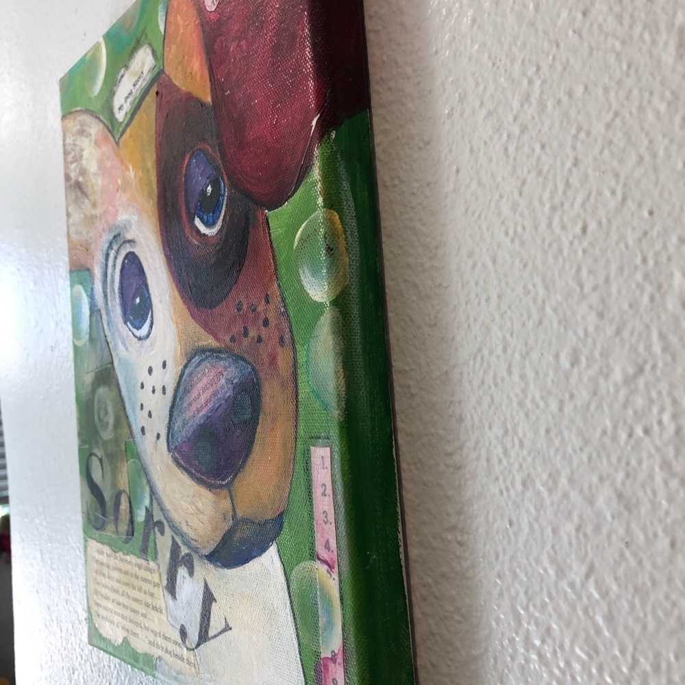 Uh Oh (ORIGINAL acrylic on canvas) - Picture 4 of 7
